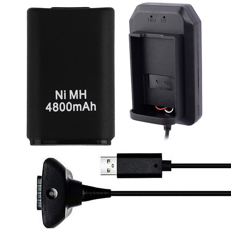 باتری و شارژر دسته بازی مدل XBox 360 RF-1310S NI-MH 4800mAh