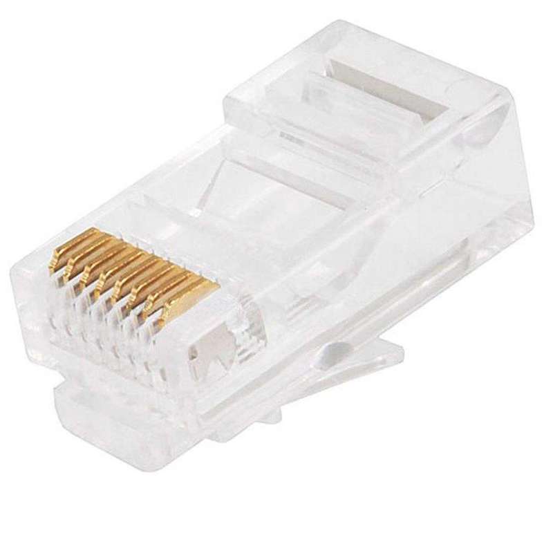 سوکت شبکه CAT6 دی لینک مدل Dce JRJ45 بسته 100 عددی