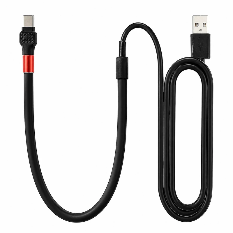 کابل تبدیل USB به USB-C مدل هولدردار کد H plus-C طول 1.2 متر