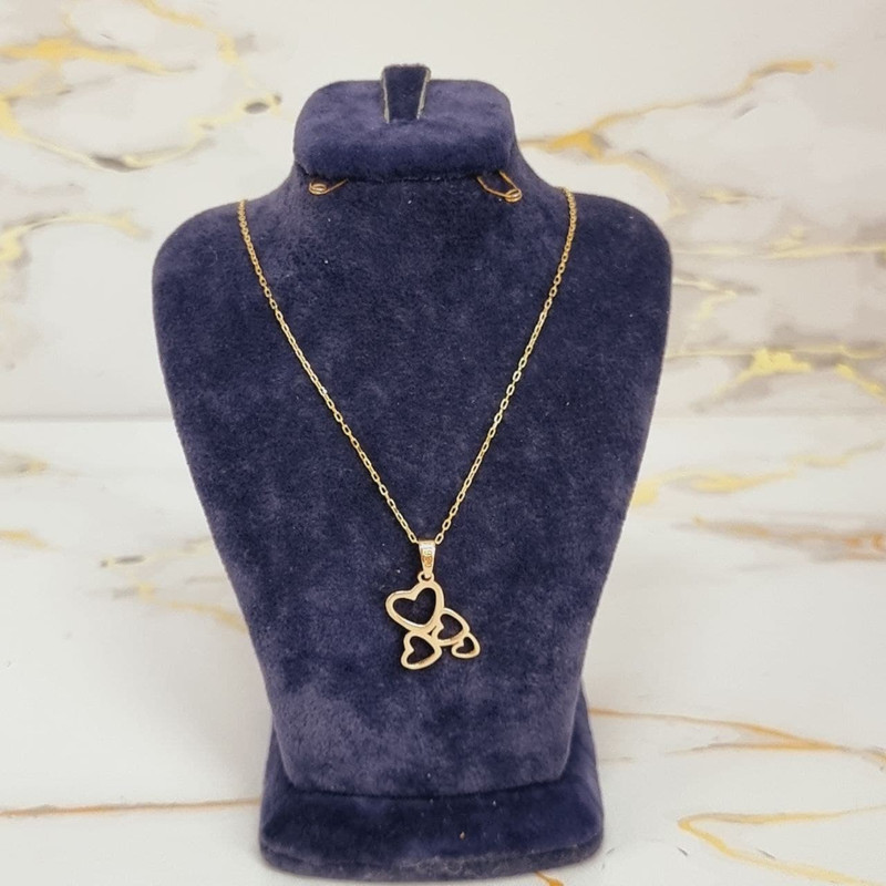 گردنبند طلا 18 عیار زنانه  گالری یارطلا مدل S.A کد GLSA13