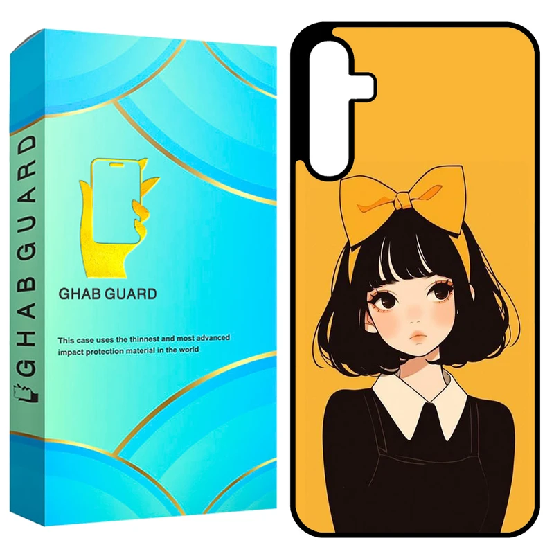 کاور قاب گارد طرح دختر مدل GCHPA35 مناسب برای گوشی موبایل سامسونگ Galaxy A35 5G