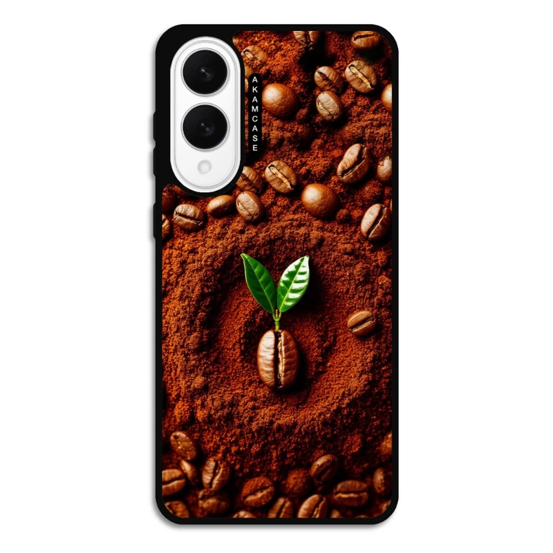 کاور آکام مدل AMC-WSGS25E-COFFEE-14 مناسب برای گوشی موبایل سامسونگ Galaxy S25 Edge