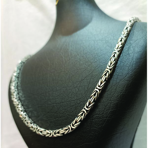 زنجیر نقره مردانه مدل TBSZEN65 زنجیر نقره مردانه مدل TBSZEN65