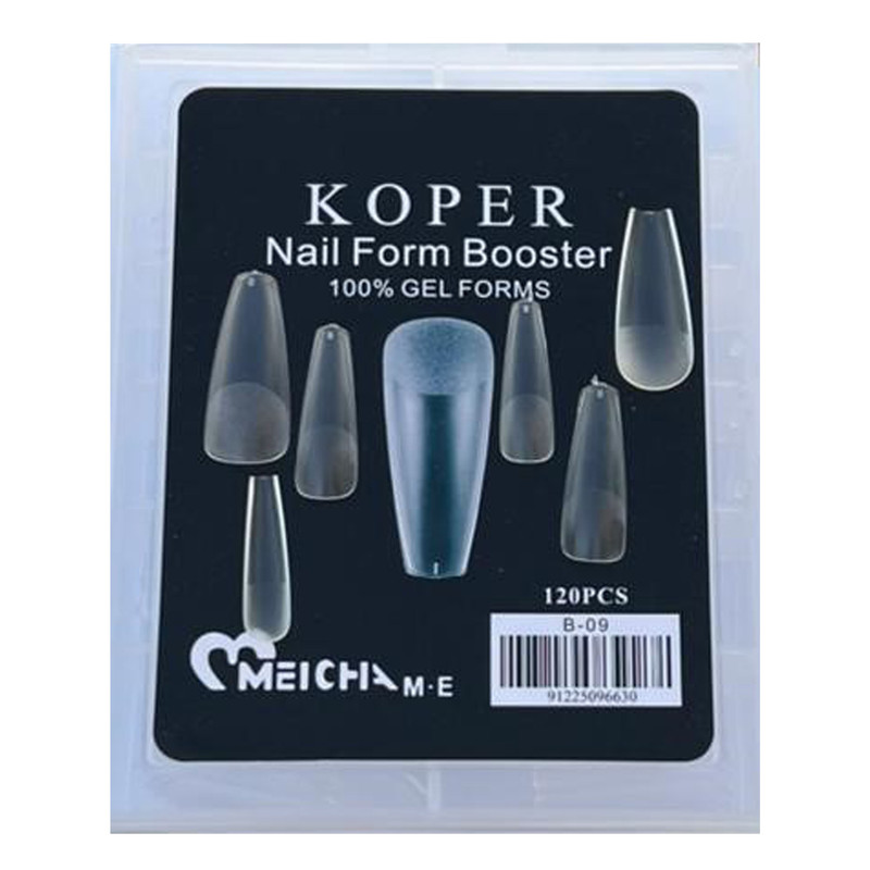 قالب کاشت ناخن کوپر مدل میچا کد B-09 بسته 120 عددی
