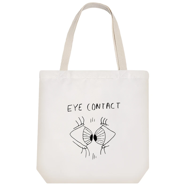 ساک خرید خندالو طرح ارتباط چشمی کد 10400