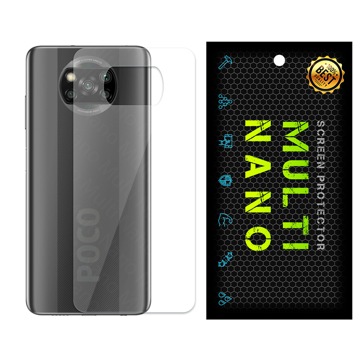 نقد و بررسی محافظ پشت گوشی مات مولتی نانو مدل Pro مناسب برای گوشی موبایل شیایومی Poco X3 توسط خریداران