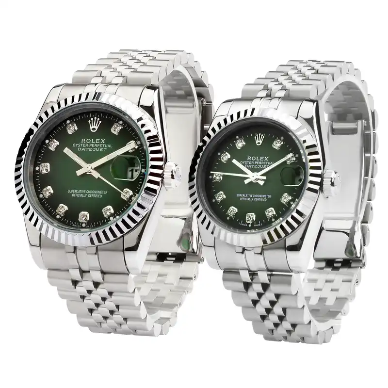 ست ساعت مچی عقربه ای  مدل   دیت جاست کد WS-26