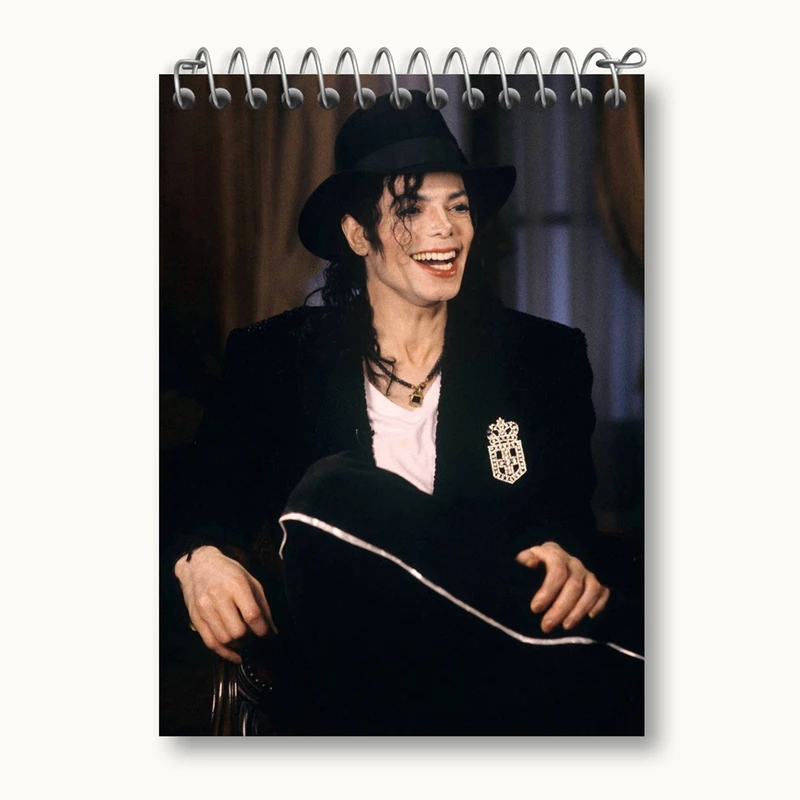 دفتر یادداشت 50 برگ خندالو مدل مایکل جکسون Michael Jackson کد 19231