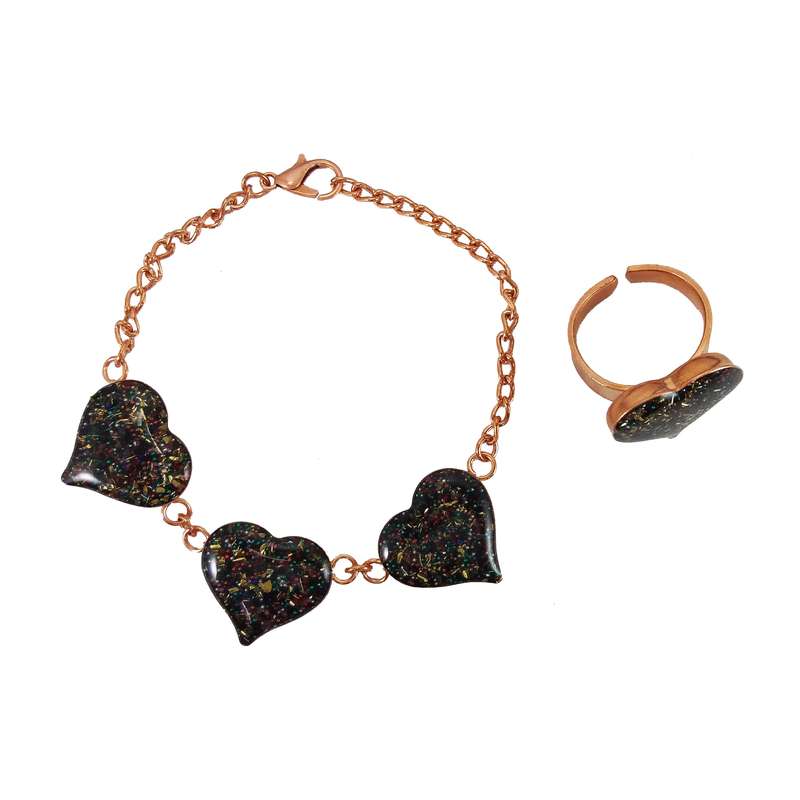 نیم ست دخترانه مدل قلب کد G1093