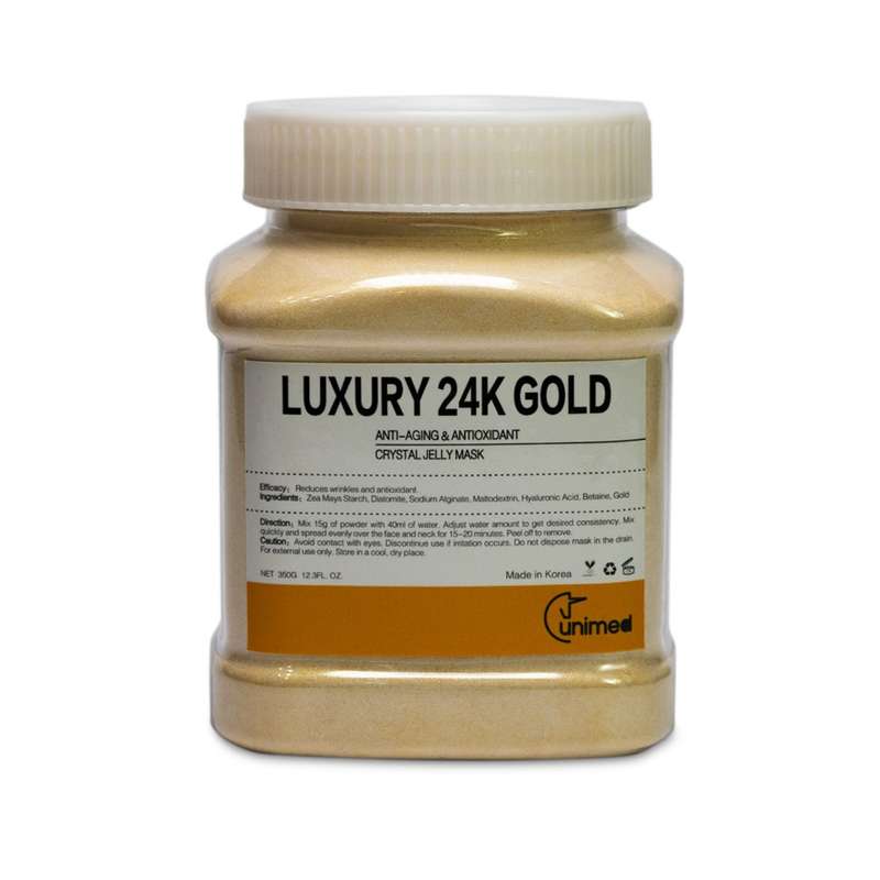 ماسک صورت یونی مد مدل طلا 24K وزن 350 گرم