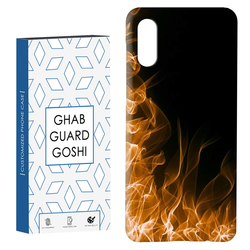 کاور قاب گارد گوشی طرح آتیش کد Dimo-932 مناسب برای گوشی موبایل سامسونگ Galaxy A02 / M02