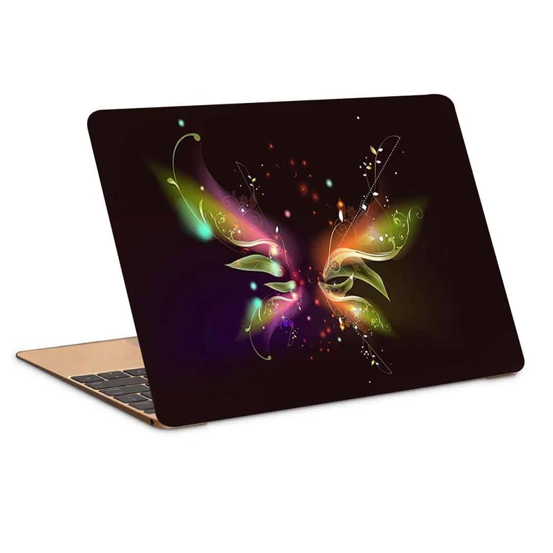 استیکر لپ تاپ طرح Butterflies-17 کد P-681 مناسب برای لپ تاپ 15.6 اینچ