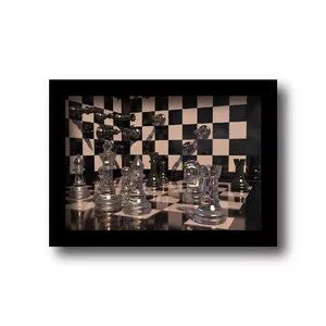 تابلو مدل بازی شطرنج 3 بعدی کد KM-CH7680