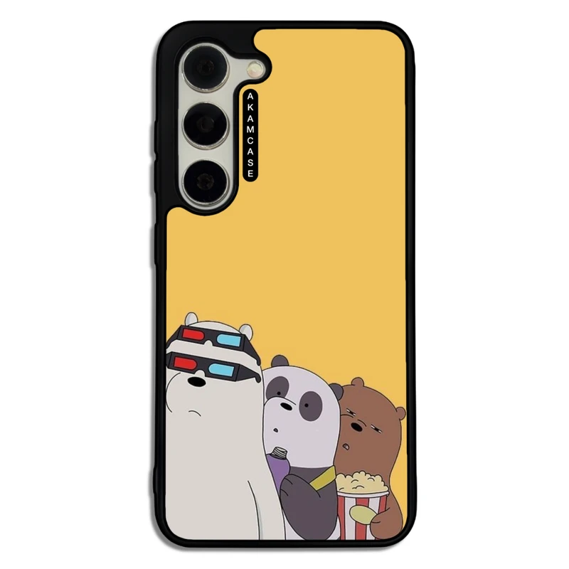 کاور آکام مدل AMCWSGS23-BARE BEAR9 مناسب برای گوشی موبایل سامسونگ Galaxy S23