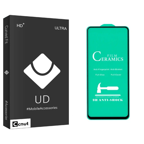 محافظ صفحه نمایش سرامیکی کوکونات مدل UD Black مناسب برای گوشی موبایل شیائومی Redmi Note 9 Pro / Note 9S