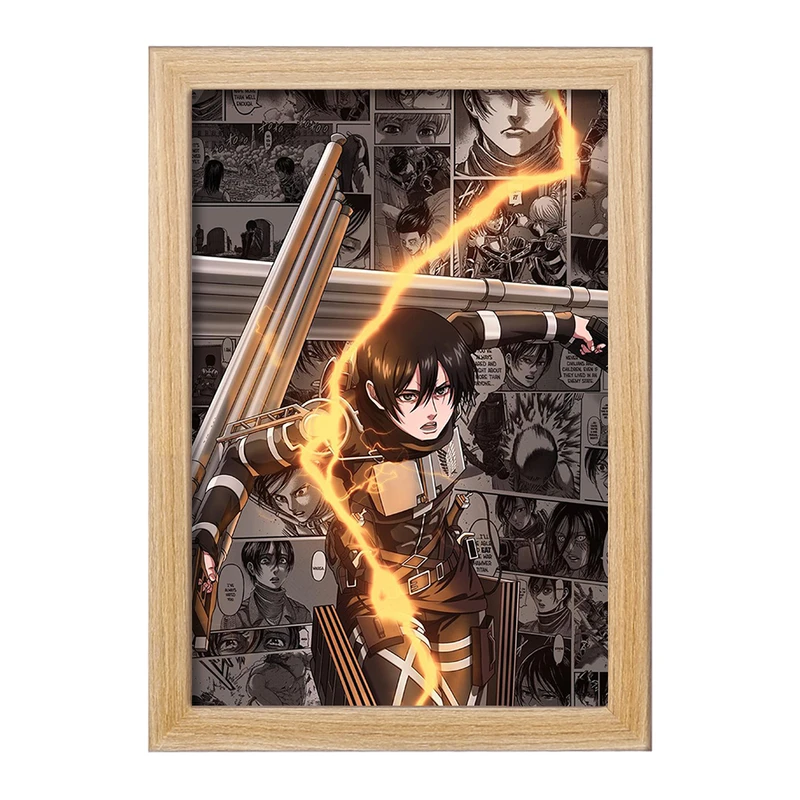 تابلو خندالو مدل میکاسا آکرمن انیمه اتک آن تایتان Attack on Titan  کد 11003