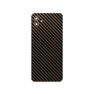 MAHOOT Glossy-Brown-Fiber Cover Sticker for Samsung Galaxy A04