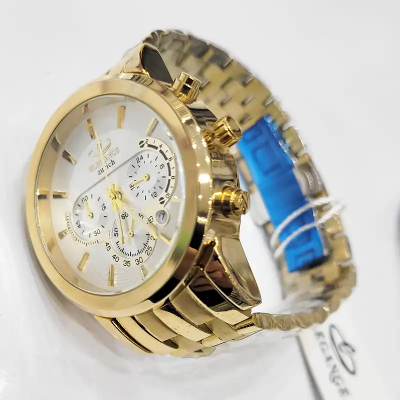 ساعت مچی عقربه‌ای مردانه الگانس مدل سه موتور فعال کرنوگراف کد 202