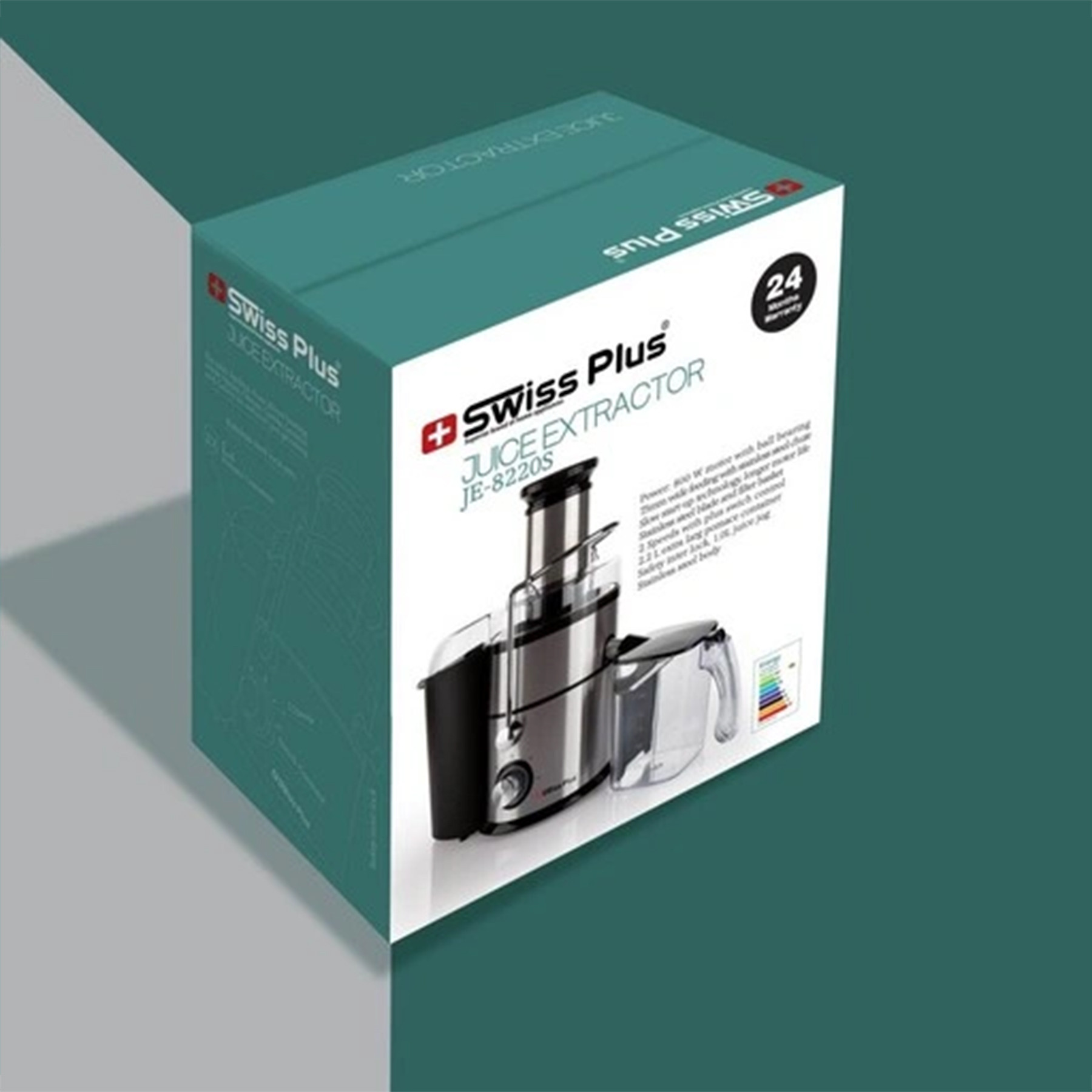 آبمیوه گیری سوئیس پلاس مدل JE-8420S آبمیوه گیری سوئیس پلاس مدل JE-8420S