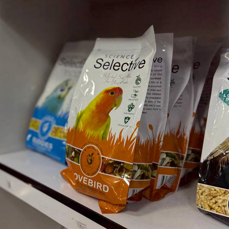 غذای طوطی برزیلی سلکتیو مدل LOVE BIRD وزن 1 کیلوگرم