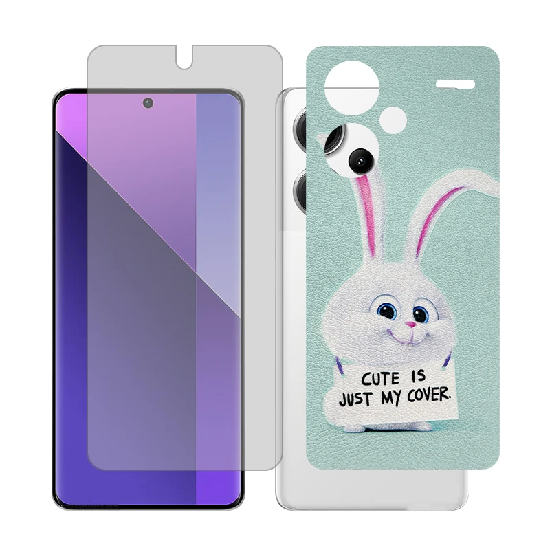 محافظ صفحه نمایش مات گلس مدل Together مناسب برای گوشی موبایل شیائومی Redmi Note 13 Pro Plus به همراه برچسب پوششی