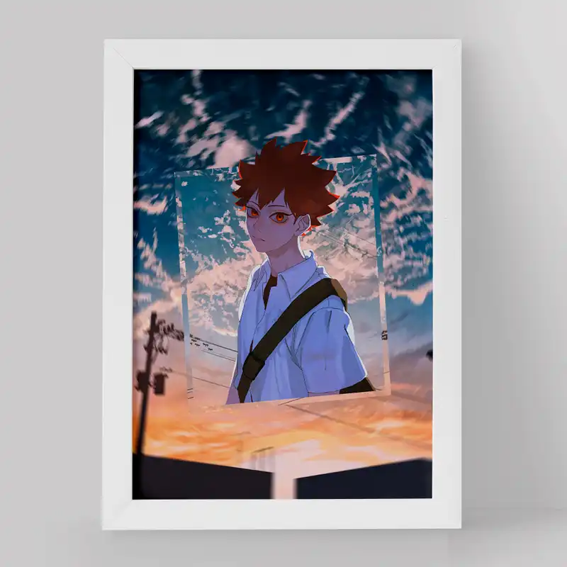 تابلو خندالو مدل هیناتا انیمه هایکیو Haikyu کد 17769