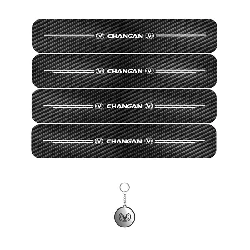 برچسب پارکابی مهدیار طرح کربن کد LCE0037 مناسب برای چانگان مجموعه 4 عددی به همراه جاکلیدی