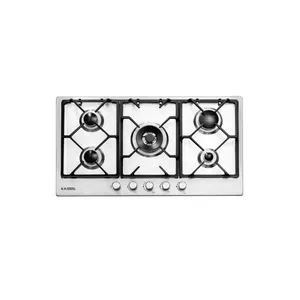 اجاق گاز صفحه‌ای پنج شعله ایلیا استیل مدل S 516