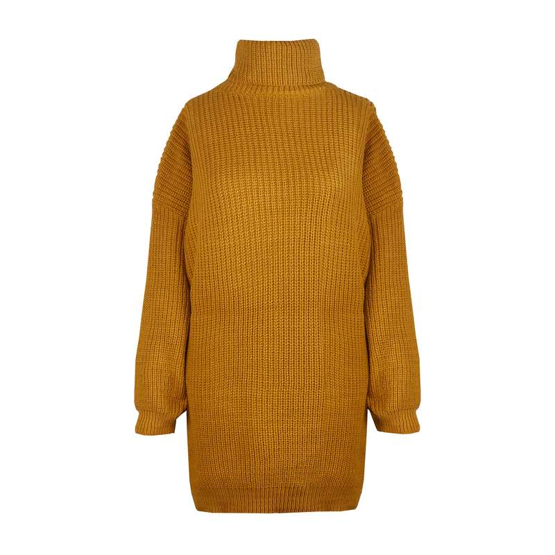 تونیک بافت زنانه زیبو مدل 011420-OCHRE