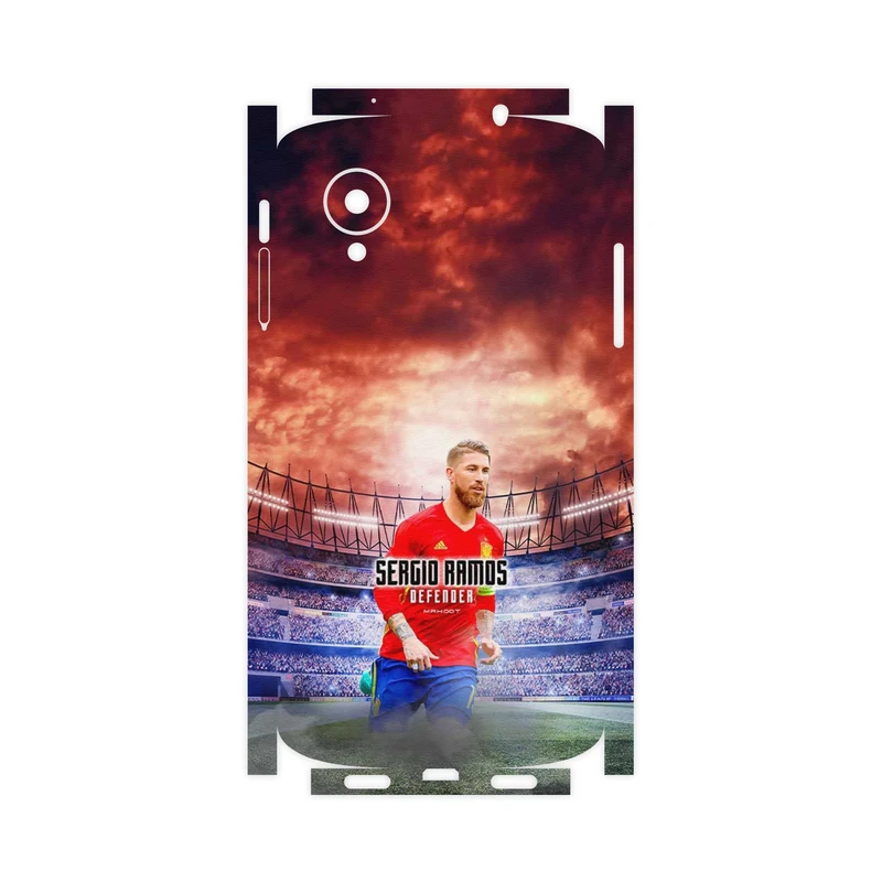 برچسب پوششی ماهوت مدل Sergio Ramos-FullSkin مناسب برای گوشی موبایل گوگل Nexus 5