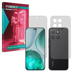 Perfect Tough model transparent screen protector suitable for Honor X8c mobile phone along with the back protector