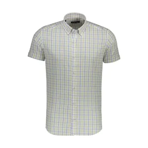 پیراهن آستین کوتاه مردانه کیکی رایکی مدل MBB20006-376