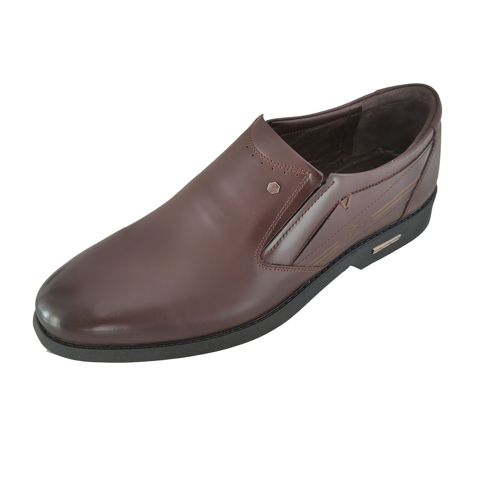 کفش مردانه کفش فرزین مدل فارگو رنگ قهوه ای -  - 2