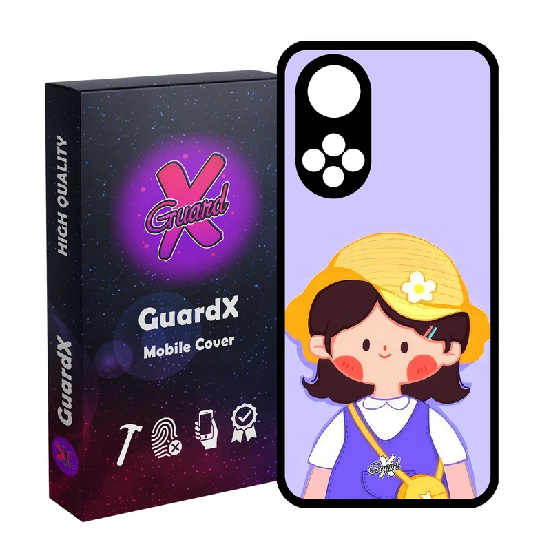 کاور گارد ایکس طرح دختر مدل Glass10651مناسب برای گوشی موبایل  آنر 50 / هوآوی Nova 9