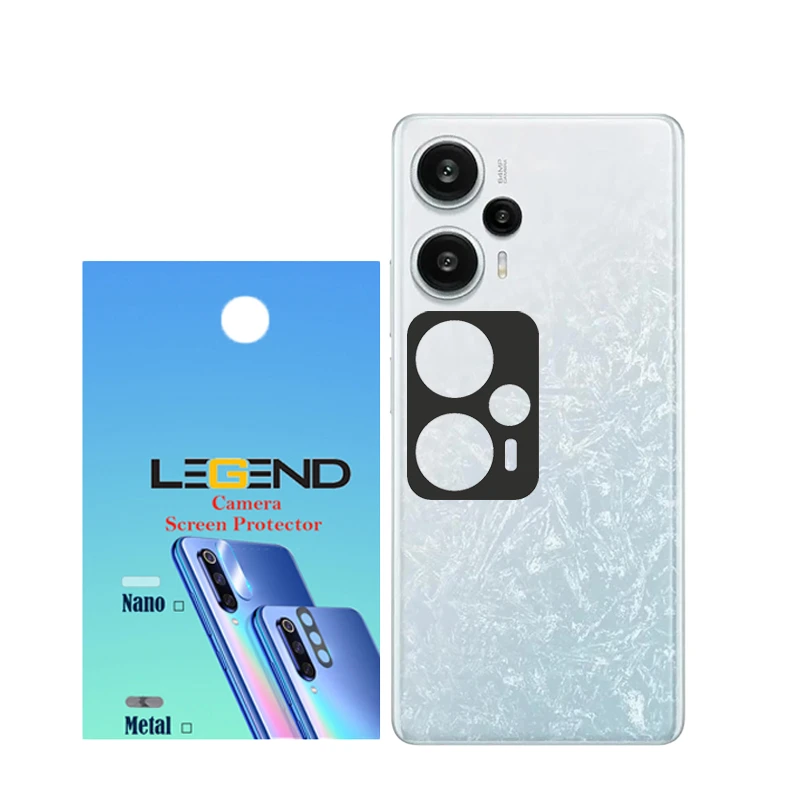 محافظ لنز دوربین لجند مدل فلزی مناسب برای گوشی موبایل شیائومی Poco F5