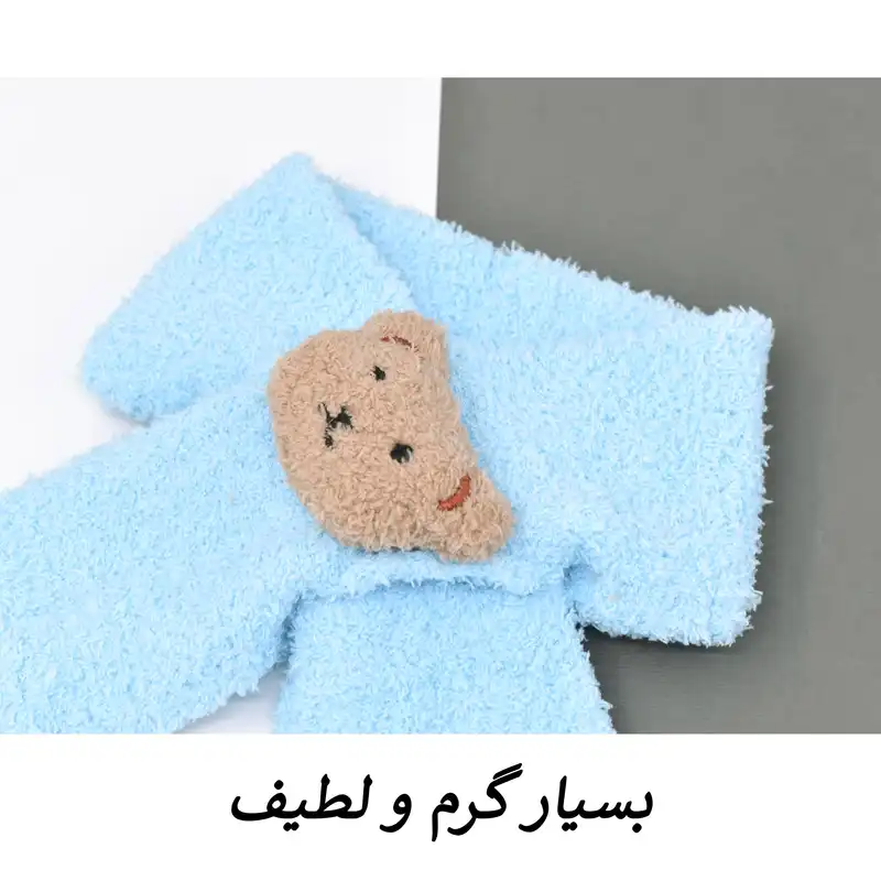 ست کلاه و شال گردن بچگانه مدل پانی کد 3891