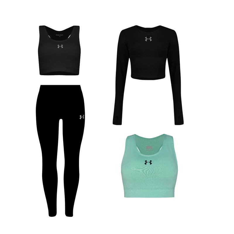 ست 4 تکه لباس ورزشی زنانه مدل 1801-4101-63-1801