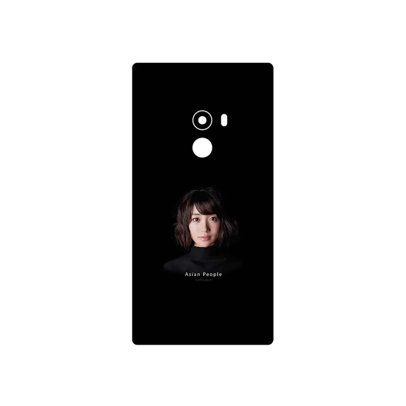 برچسب پوششی ماهوت مدل Portrait of an Asian Woman مناسب برای گوشی موبایل شیائومی Mi Mix