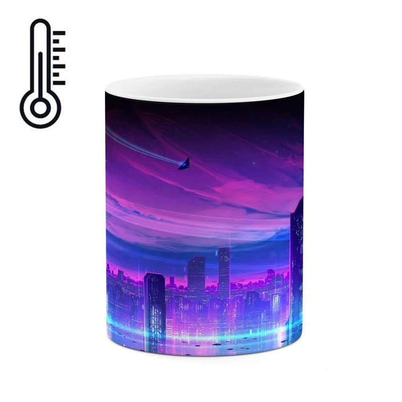 ماگ حرارتی کاکتی مدل کهکشان کد mgh16585