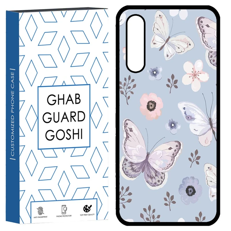 کاور قاب گارد گوشی طرح پروانه  کد TPU-004 مناسب برای گوشی موبایل سامسونگ Galaxy A02