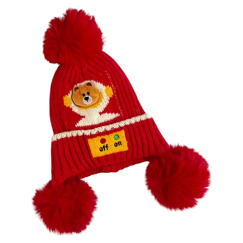 کلاه بافتنی بچگانه مدل ON