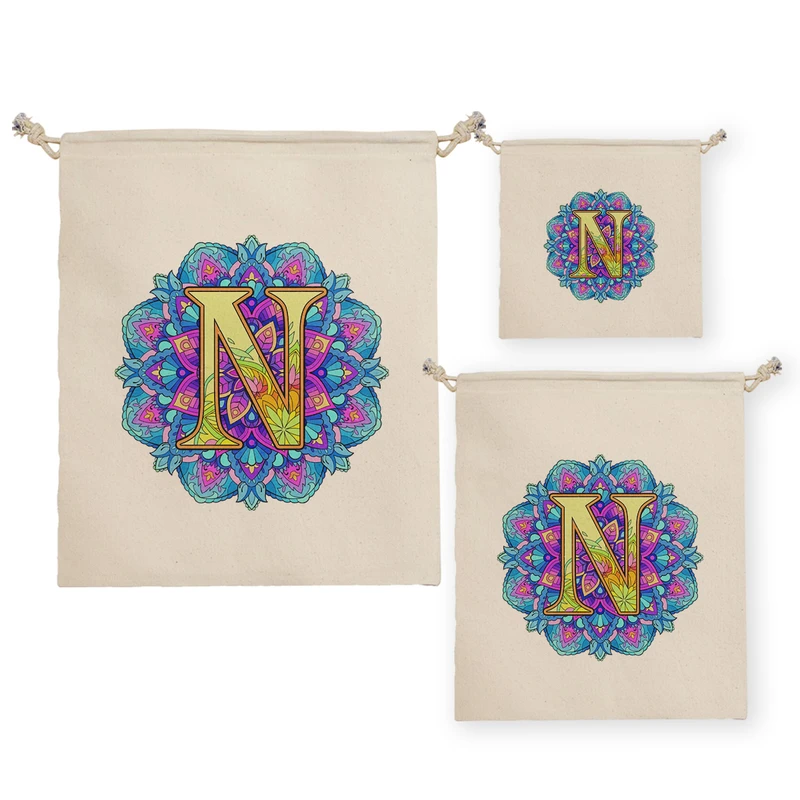 نظم دهنده ترمه طراحان ایده مدل حرف N ماندالا کد cfp2964 مجموعه سه عددی