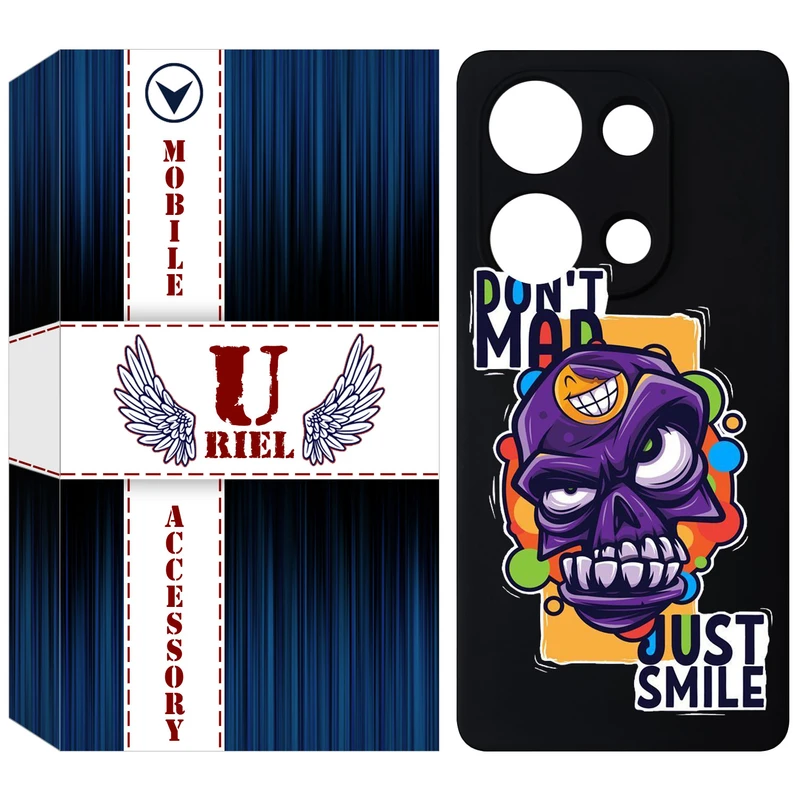 کاور یوریل مدل KSH کد 33 طرح Smile مناسب برای گوشی موبایل شیائومی Redmi Note 13 Pro 4G / Poco M6 Pro 4G
