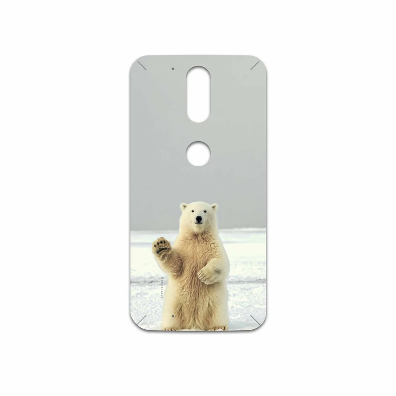 برچسب پوششی ماهوت مدل Polar bear مناسب برای گوشی موبایل موتورولا Moto G4