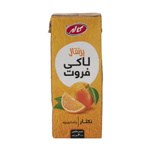 آب پرتقال لاکی فروت کاله - 200 میلی لیتر 