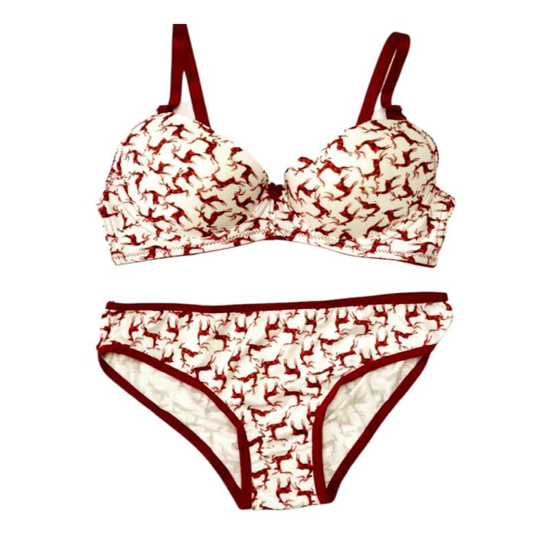 ست شورت و سوتین زنانه مدل اسفنجی جکدار 