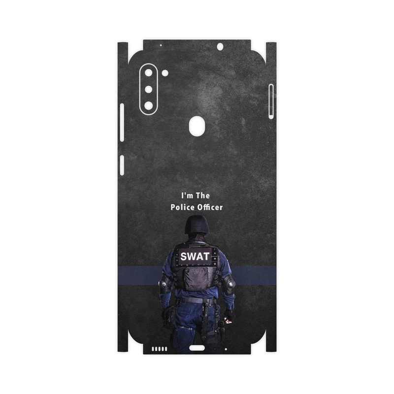 برچسب پوششی ماهوت مدل Police Officer-FullSkin مناسب برای گوشی موبایل سامسونگ Galaxy M11