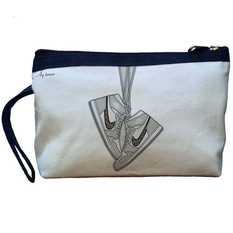 کیف لوازم آرایش زنانه آی تمر مدل کتونی کد 251