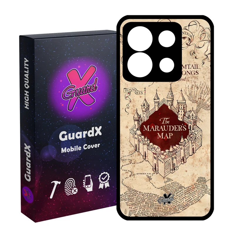 کاور گارد ایکس طرح هری پاتر مدل Glass10490 مناسب برای گوشی موبایل شیائومی Redmi Note 13 5G