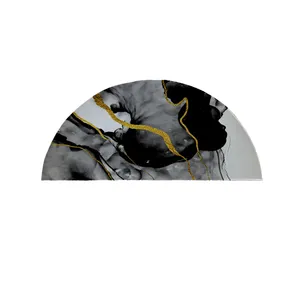 پادری مدل نیم دایره طرح سنگ کد 8631 سایز 90×45 سانتی متر